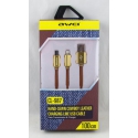 Кабель LIGHTNING, SAMSUNG 2в1 CL-987 1м AWEI золот. в коробке