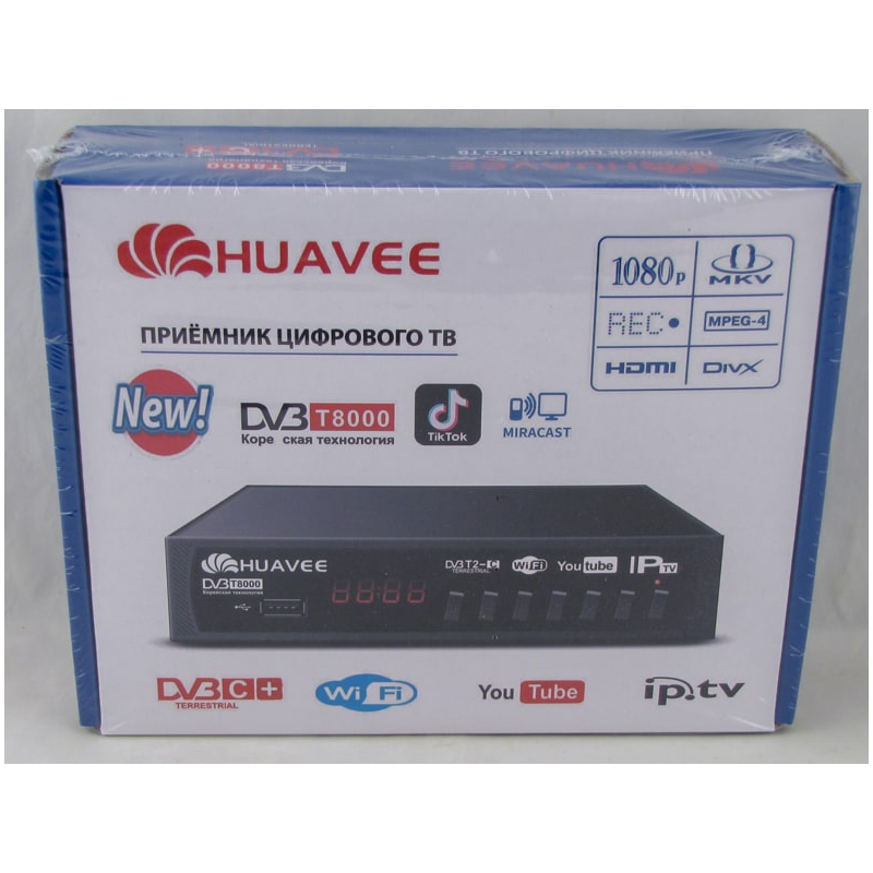 Цифровая приставка DVB-T2 T-8000A HUAVEE