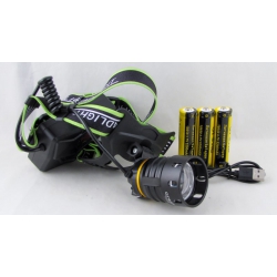 Фонарь налобный HT-225-TG (2 ярк. бел.+ синий, 3 акк.+ TYPE-C) индикатор, zoom Фонарь головной HT-225-TG (1 ярк., 3 акк.+ microUSB) zoom ??
