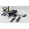 Фонарь светодиодный HQ-203-TG (1 мощ., акк.+ шнур microUSB (на ружье) zoom ??