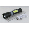 Фонарь светодиодный HYD-8826-P70 (1 мощ., акк.+  шнур microUSB) zoom ??