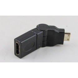 Переходник H-167 (miniHDMI-M - HDMI-M 360 Grad)