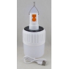 Фонарь для кемпинга YG-1437(QU-9W) (1 большая лампа, USB) подвесной, солнечная батарея 