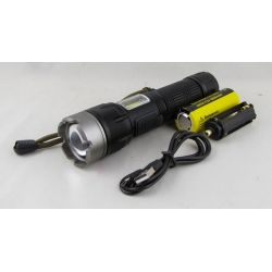 Фонарь светодиодный H-913-P120 (1 мощ.+ 1 больш., аккум.26650 + шнур microUSB) zoom