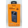 PowerBank 2USB BY-10 черный 10000mAh TYPE-C/Micro дисплей, фонарик