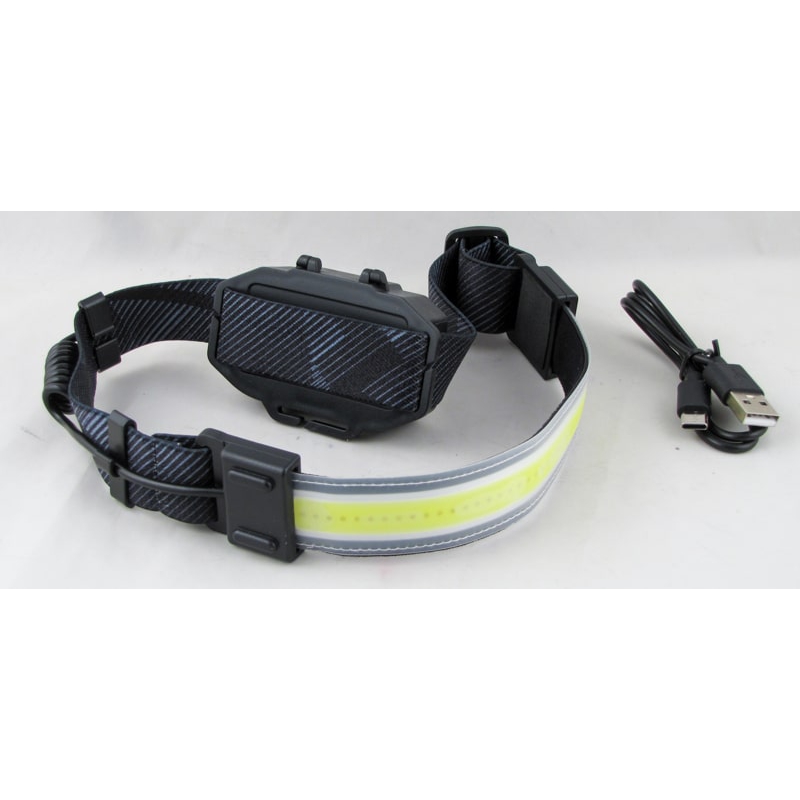 Фонарь головной HT-115 (1 больш., мигалка, аккум., шнур TYPE-C)