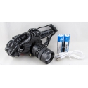 Фонарь головной YM-8052-P90 (1 ярк., 2 акк.+ microUSB) zoom