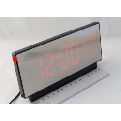 Часы-будильник электронные VST-897Y-1 (крас. циф.)