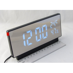 Часы-будильник электронные VST-897Y-6 (белые циф.)