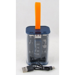 PowerBank USB+TYPE-C K-40 синий 20000mAh с индикатором