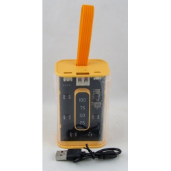 PowerBank USB+TYPE-C K-40 желтый 20000mAh с индикатором