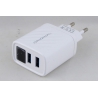 Сетевое зарядное устройство AR-310 5V 2,4A 2 USB с вольтметром