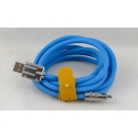 Кабель SAMSUNG 2м R-120A-V8 6A 120W Ø6mm силиконовый синий с застежкой