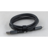 Кабель LIGHTNING 1м RC-10-IP 6A 120W Ø6mm силиконовый черный