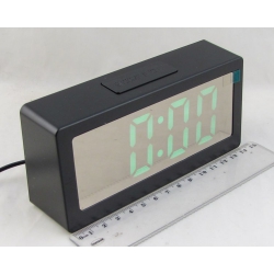 Часы-будильник электронные DS-3633L (зеленые цифры)