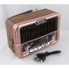 Радиоприёмник RX-BT6060 3 band (FM, AM, SW) акк. 18650, шнур microUSB, USB, TF, Bluetooth
