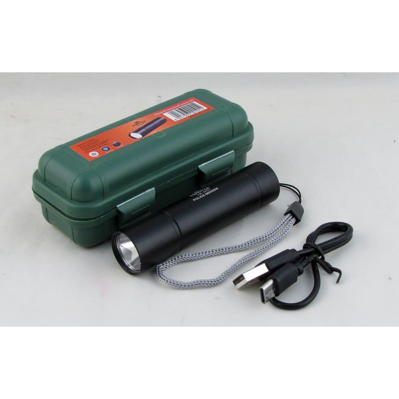 Фонарь светодиодный YM-509T (1 мощ., акк.+ шнур TYPE-C)