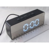 Часы-будильник электронные DS-3698 (белые цифры)
