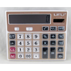 Калькулятор 7199 (F-7199) 12 разр., большой экран, солнечная батарея UFU