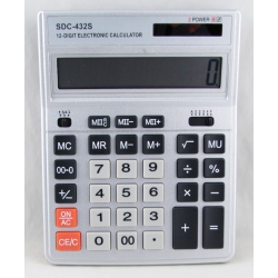 Калькулятор 432S (SDC-432S) 12 разр., большой экран