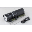 Фонарь светодиодный H-265-P360 (1 мощ., 1 больш., мигалка красн., акк.+ шнур TYPE-C) zoom