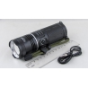 Фонарь светодиодный H-265-P360 (1 мощ., 1 больш., мигалка красн., акк.+ шнур TYPE-C) zoom