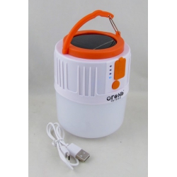 Фонарь для кемпинга YD-1512-2 (1 больш., шнур microUSB) 5 режимов, подвесной, солнечн. батарея ??