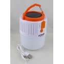 Фонарь для кемпинга YD-1512-2 (1 больш., шнур microUSB) 5 режимов, подвесной, солнечн. батарея ??