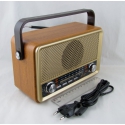 Радиоприёмник M-511BT-S (FM/AM/SW) USB, SD встр. акк.,сетев., фонарь, Bluetooth ??