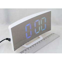 Часы-будильник электронные NA-6091-7 (разноцв. цифры)