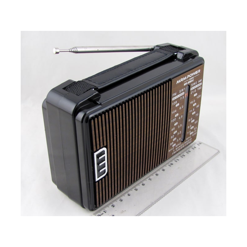 Радиоприёмник MR-608 MRM 4 band (FM 64-108/AMSW1-2) сетев./2R20