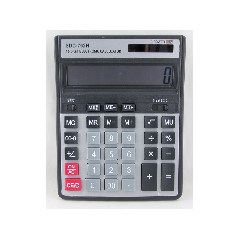 Калькулятор 762N (SDC-762N) 12 разр. больш. экр.