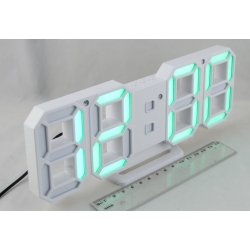 Часы-будильник электронные DS-3638B (зеленые цифры)