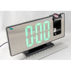 Часы-будильник электронные DS-3618LP проекционные (зеленые цифры)