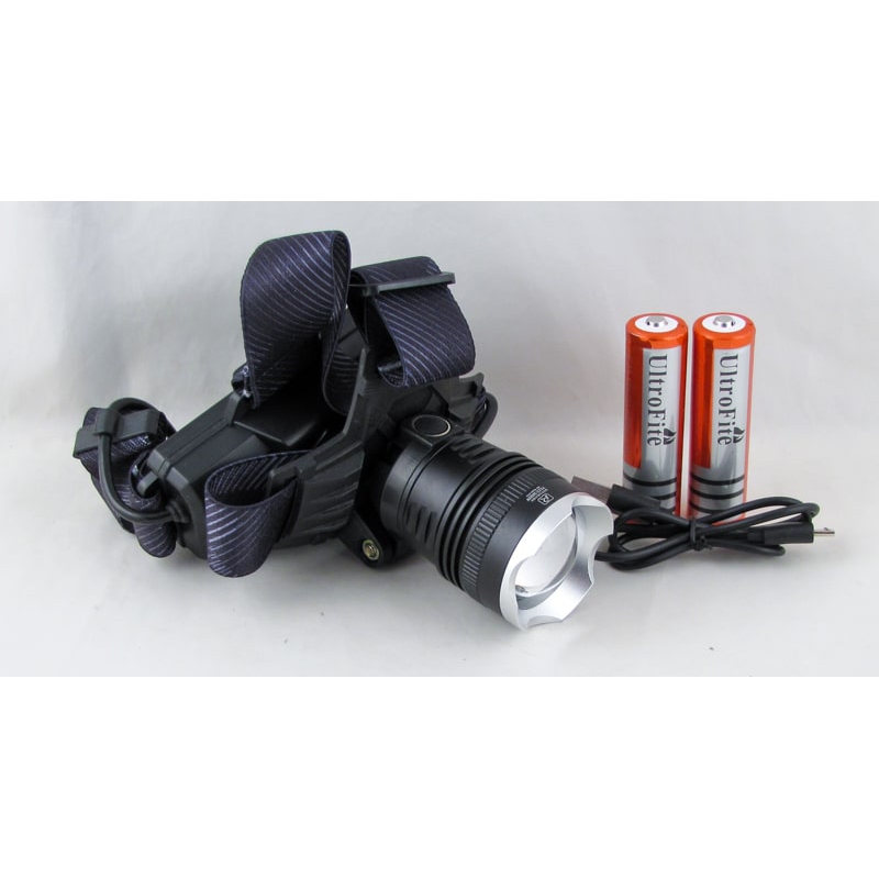 Фонарь головной RE-8080-P70 (1 ярк.+ 2акк.+ шнур microUSB) zoom