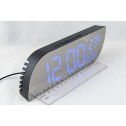 Часы-будильник электронные DS-7818 (синие цифры)