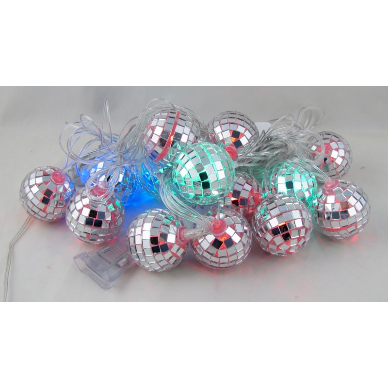 Гирлянда 16L 3,2м Z16-3Q (шарики) разноцветные блестящие