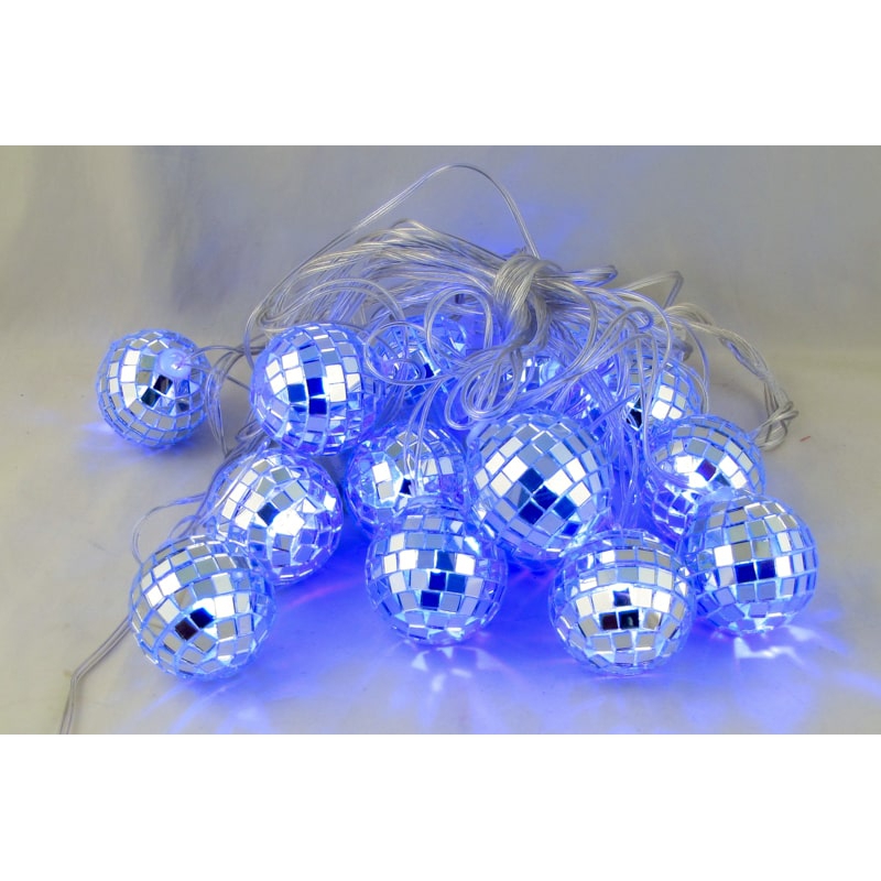 Гирлянда 16L 3,2м Z16-3Q (шарики) розовые блестящие