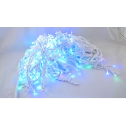 Гирлянда 640L 25*0,6м (шторки-бахрома) W4-25 уличные разноцветные толстый шнур  