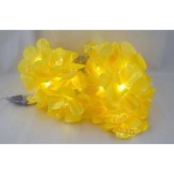 Гирлянда 16L 3,2м Z16-3D (цветы) желтые