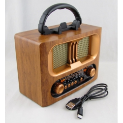 Радиоприёмник M-1931BT (FM,,AM,SW) TF, USB аккум.18650/2R20 Ретро, Bluetooth