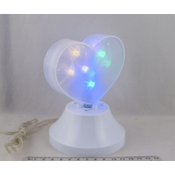 Светильник настольный светодиодный разноцветный (сердечко) LED-9