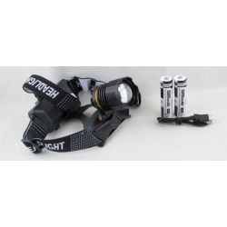 Фонарь налобный HL-8060-P90-2H (2 ярк. бел.+ желт., 2акк., шнур TYPE-C) zoom