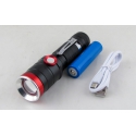 Фонарь светодиодный YYC-736-T6  (1 мощ., акк.+ЗУ, шнур microUSB) zoom 