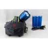 Фонарь головной RE-A28L-TG (1 ярк.+ 3акк.+ шнур TYPE-C) с индикатором, zoom