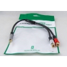 Кабель AUX(M)-2RCA(F) 30см H-245 Premium