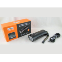 PowerBank 1USB H-3100-2P50 5V 2,1A, KLGO 12000mAh с фонарем, с индикатором, с чехлом