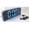 Часы-будильник электронные GH-8027-5 (синие цифры)