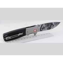 Нож 124 (CM-124) раскладной с волком