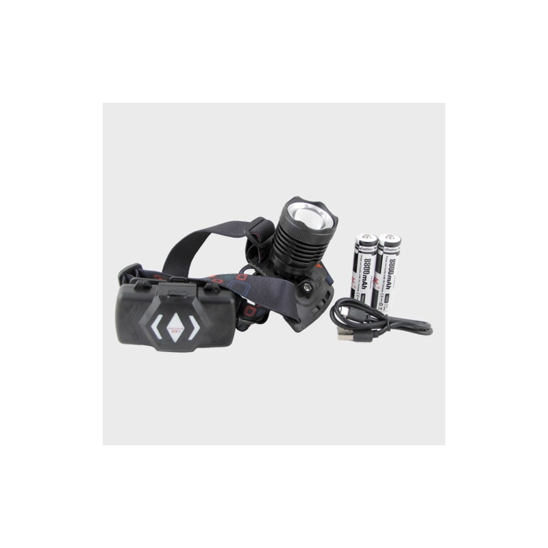 Фонарь налобный FA-T41-P90 (1 ярк., 2 акк.+ шнур microUSB) zoom